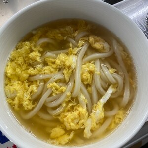 生姜でポカポカ 水菜とえのきのかきたまうどん